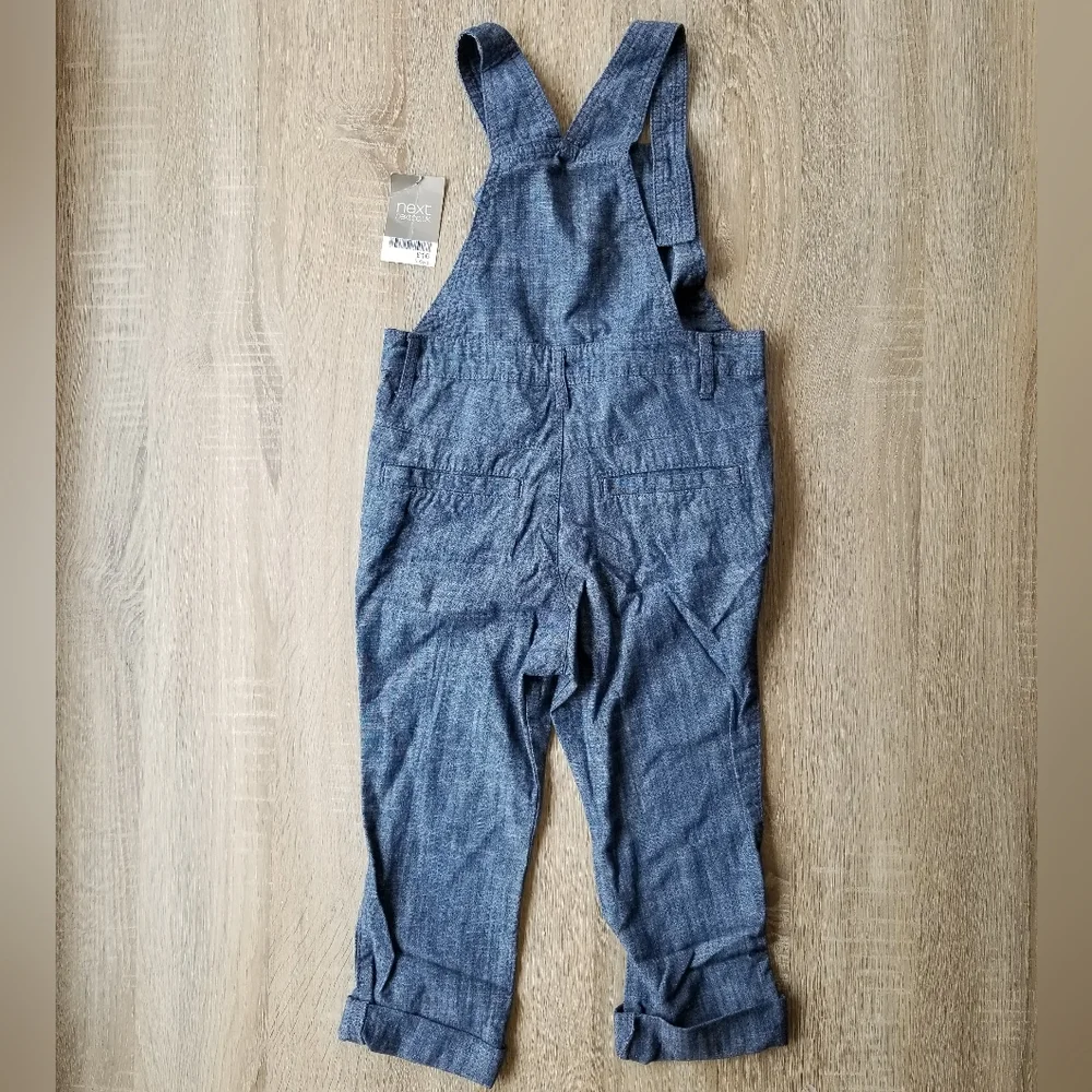 2011 nwt NEXT Direct 5-6 years boy girl chambray overalls - Picture 12 of 15
